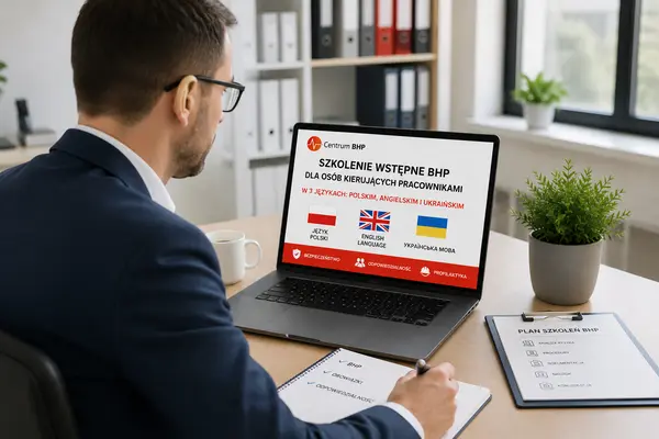 Szkolenie wstępne BHP online dla osób kierujących pracownikami [PL, GB, UA]